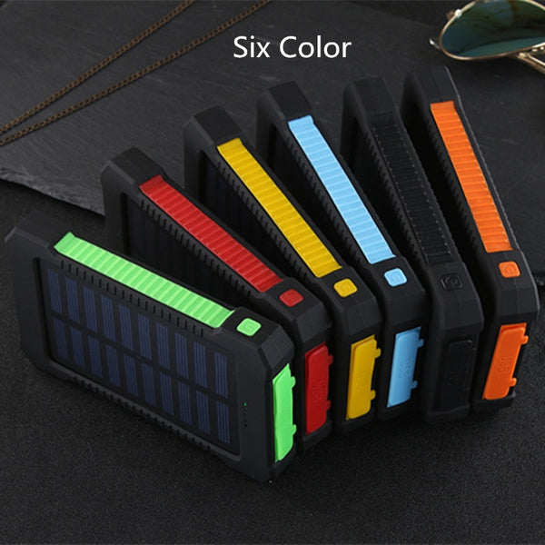 Portable Waterproof 30000mAh Solar Powerbank