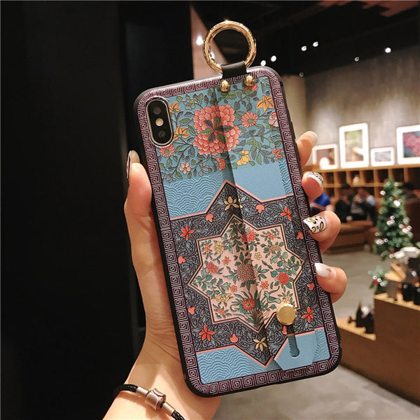 Wrist Strap Soft TPU Phone Case