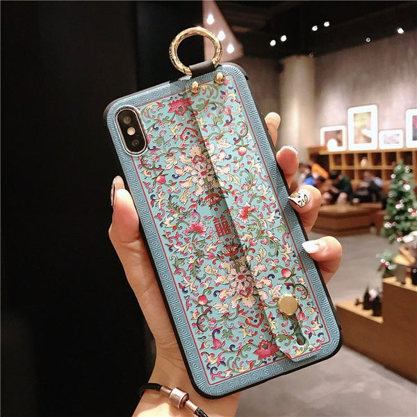 Wrist Strap Soft TPU Phone Case