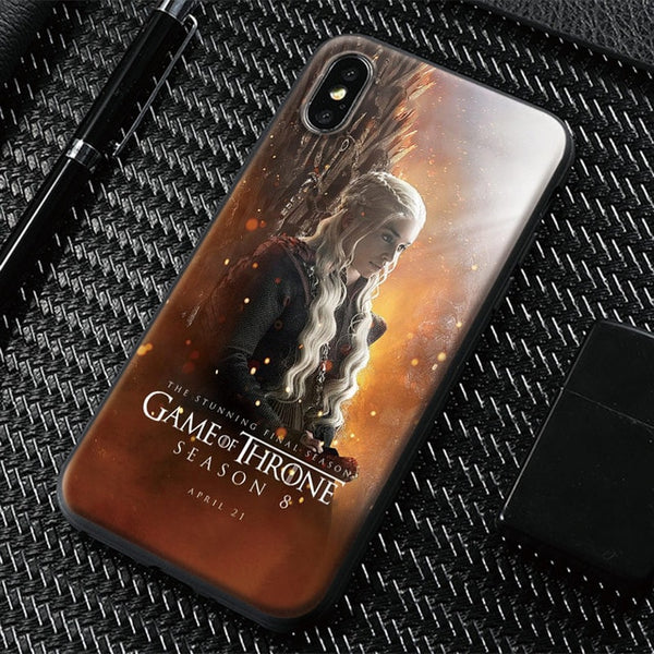 Game of Thrones season 8 Tempered Glass Phone Case