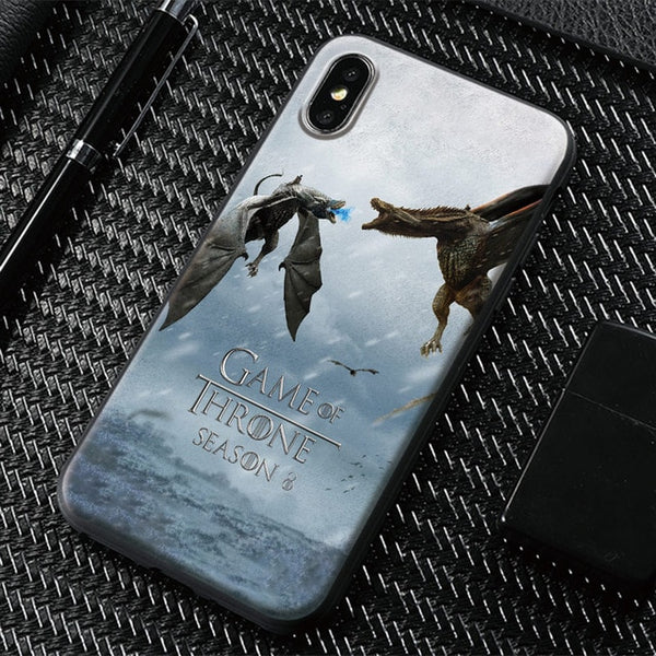 Game of Thrones season 8 Tempered Glass Phone Case