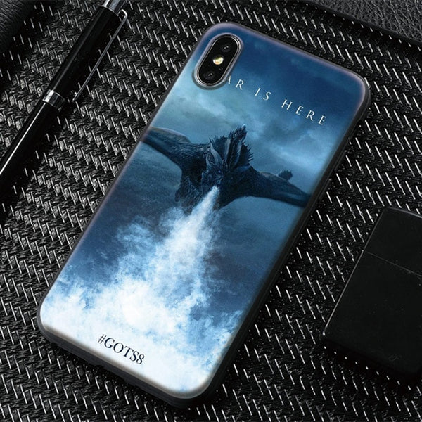 Game of Thrones season 8 Tempered Glass Phone Case
