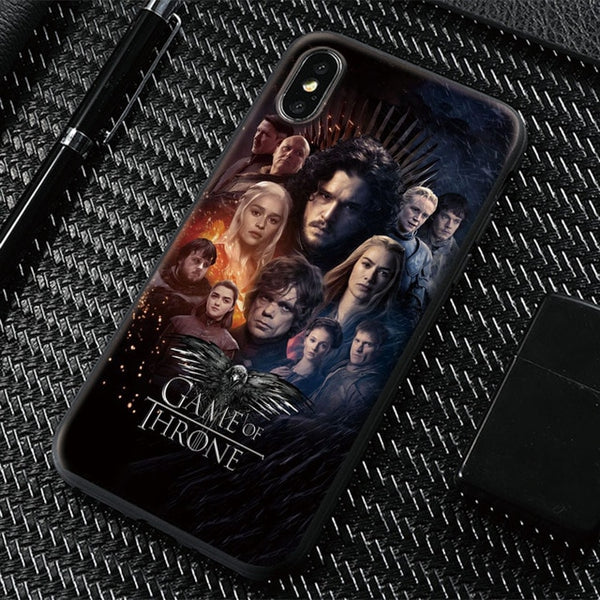 Game of Thrones season 8 Tempered Glass Phone Case