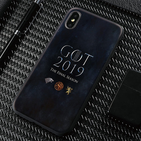 Game of Thrones season 8 Tempered Glass Phone Case