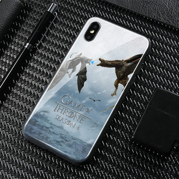 Game of Thrones season 8 Tempered Glass Phone Case