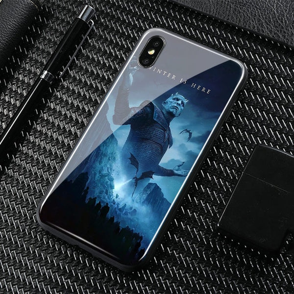 Game of Thrones season 8 Tempered Glass Phone Case