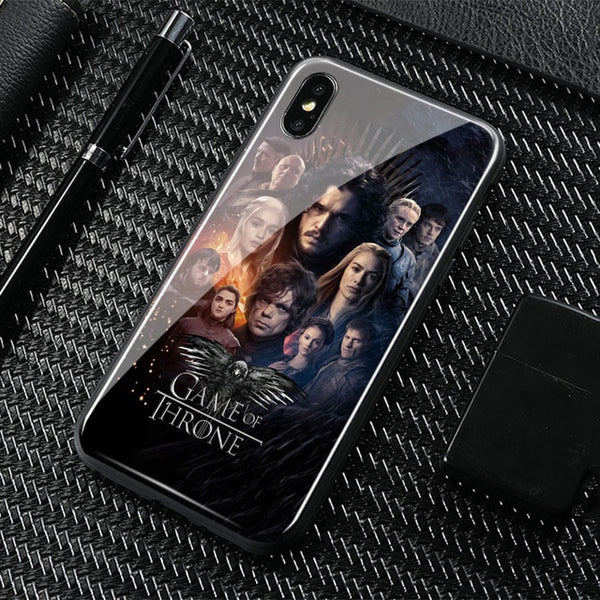 Game of Thrones season 8 Tempered Glass Phone Case