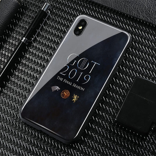 Game of Thrones season 8 Tempered Glass Phone Case