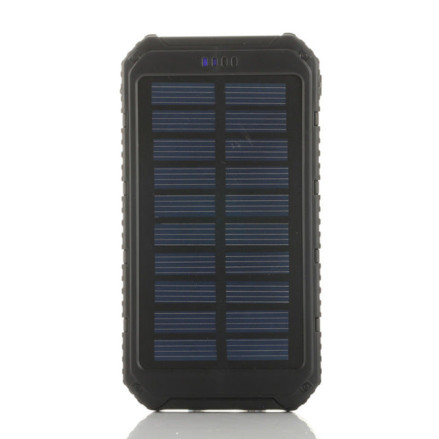 Dual USB 5000mAh  Solar Powerbank