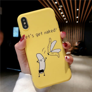 Cartoon Finger Funny Banana Case