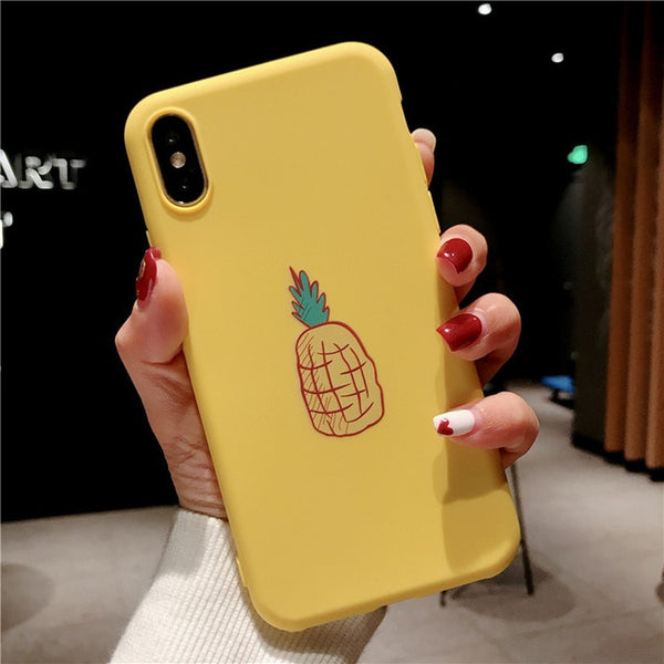 Cartoon Finger Funny Banana Case