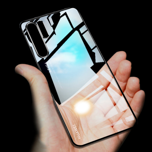 Huawei P30 3D Laser Plating Case Luxury TPU Soft Clear Cover For Huawei P30 Lite Bright Crystal Phone Cases