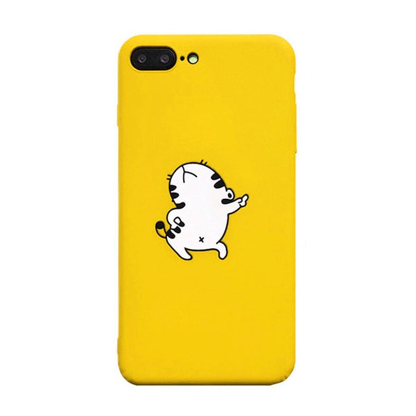 Funny Cat Soft TPU Silicone Phone Case