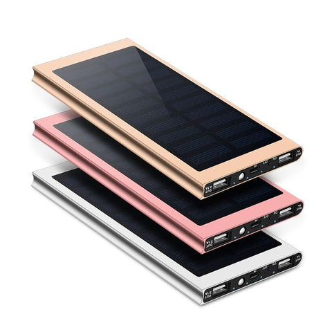 Solar 30000mah 2 USB Power Bank