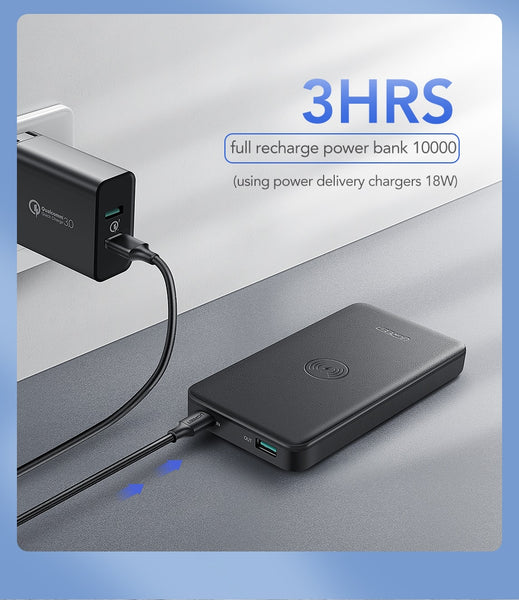 10000mAh Quick Charge3.0 Powerbank