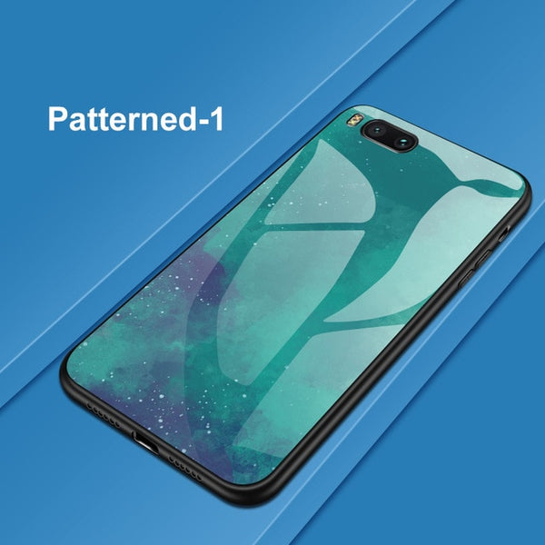 Huawei Colorful Tempered Glass Case
