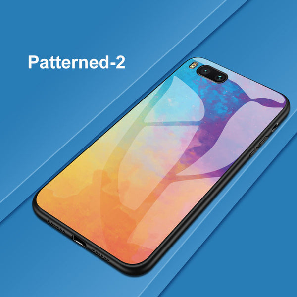Huawei Colorful Tempered Glass Case