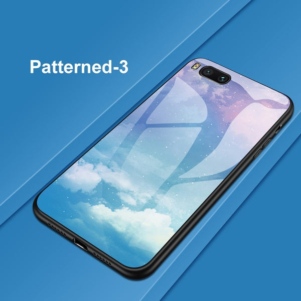 Huawei Colorful Tempered Glass Case