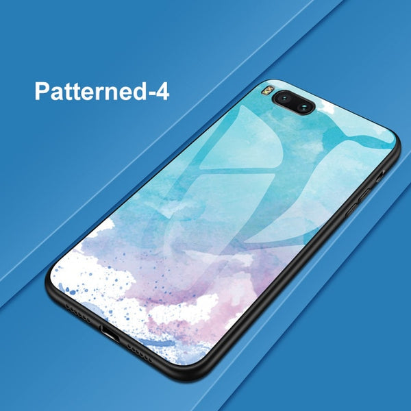 Huawei Colorful Tempered Glass Case
