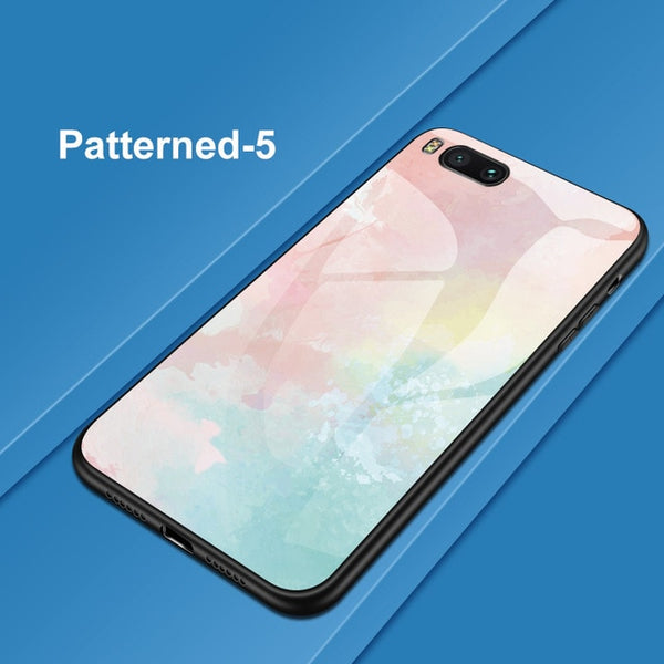 Huawei Colorful Tempered Glass Case
