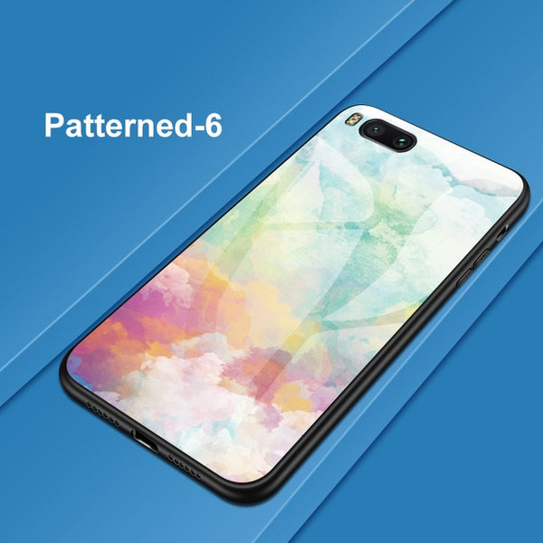 Huawei Colorful Tempered Glass Case
