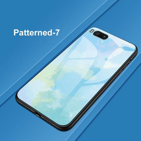 Huawei Colorful Tempered Glass Case
