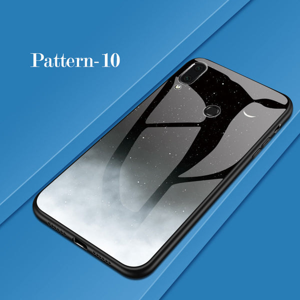 Huawei Colorful Tempered Glass Case