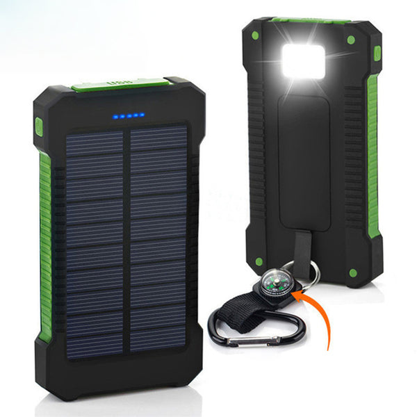 Portable Solar Waterproo fPower Bank 20000mAh