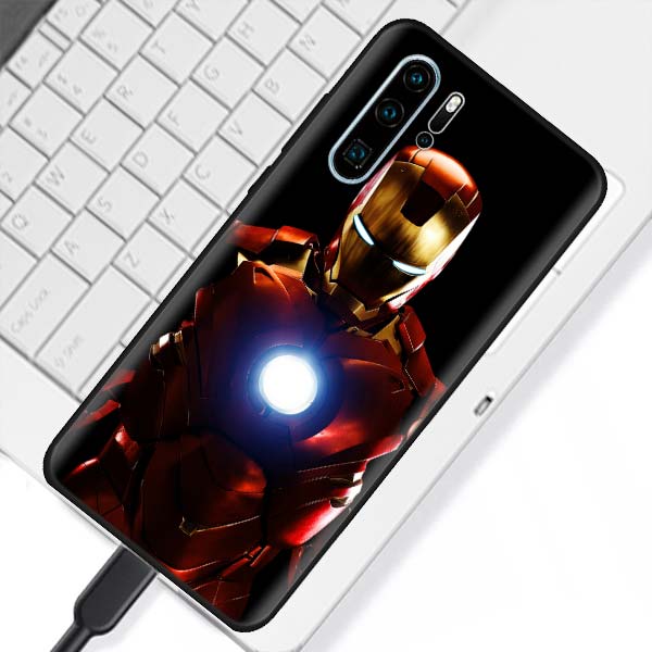 Huawei Marvel Black Soft Case