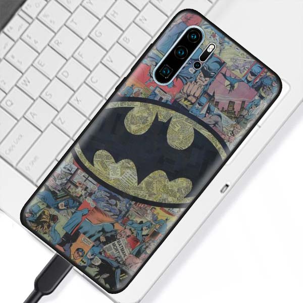 Huawei Marvel Black Soft Case