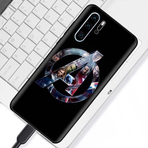 Huawei Marvel Black Soft Case
