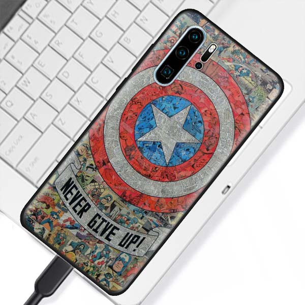 Huawei Marvel Black Soft Case