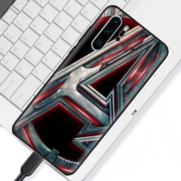 Huawei Marvel Black Soft Case