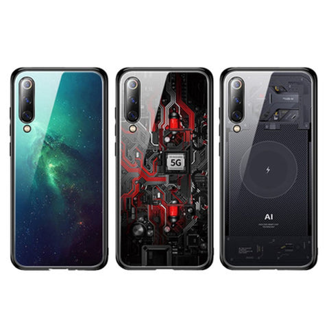 Xiaomi Painted Tempered Glass Case