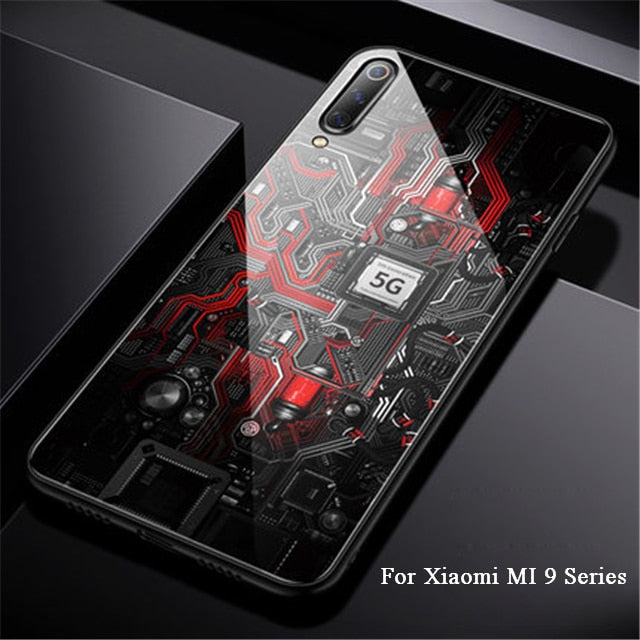 Xiaomi Painted Tempered Glass Case