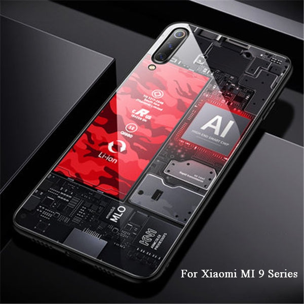 Xiaomi Painted Tempered Glass Case