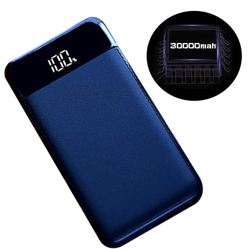 30000mAh 2 USB LCD Powerbank