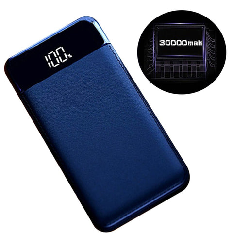 30000mAh 2 USB LCD Powerbank