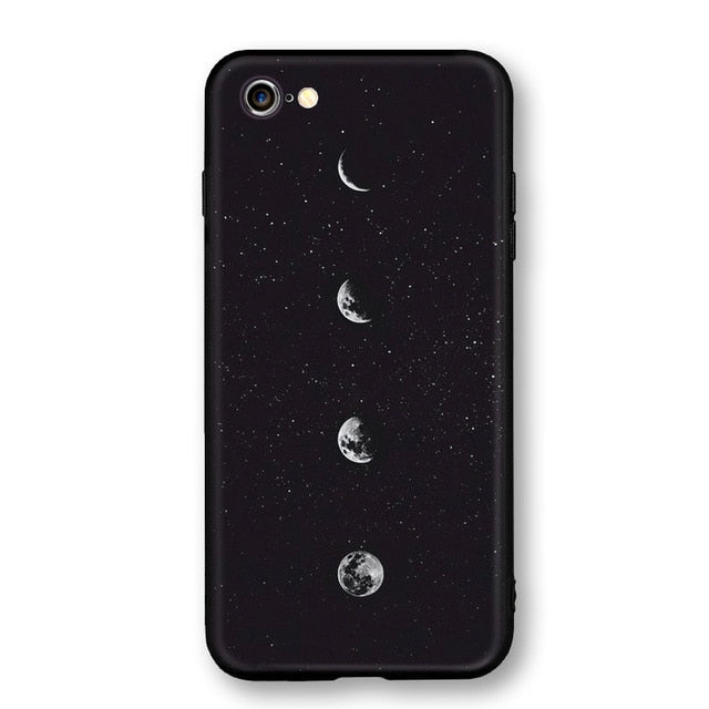 Space Moon Astronaut Phone Cases