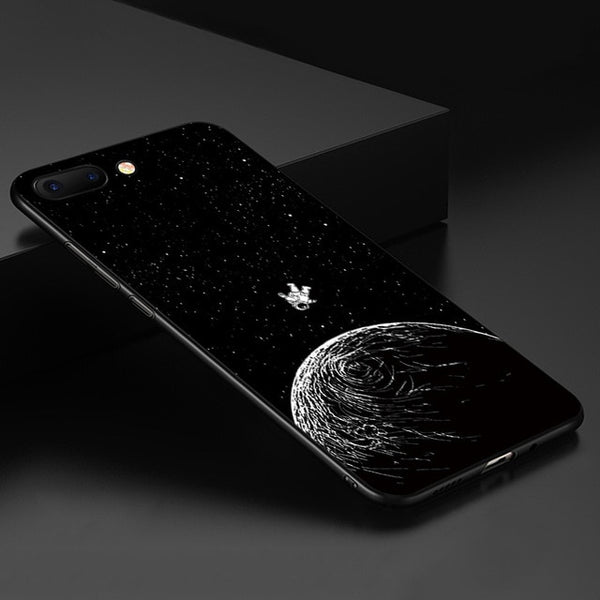 Space Moon Astronaut Phone Cases