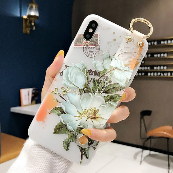 Wrist Strap Soft TPU Phone Case