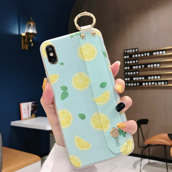 Wrist Strap Soft TPU Phone Case