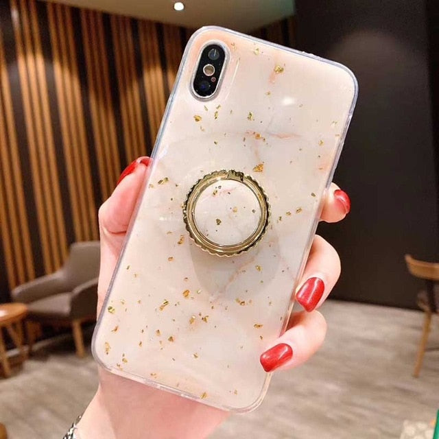 Huawei Gold Foil Glitter Soft TPU Case