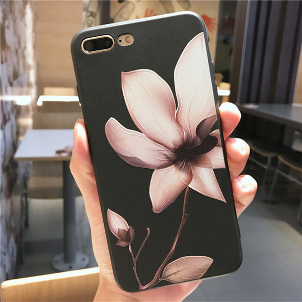 Artistic Leaf Silicon Phone Case