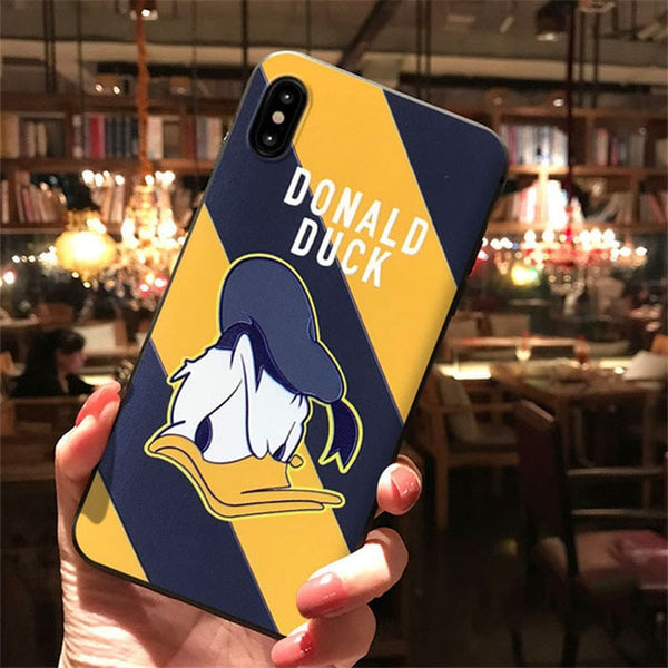 3D Mickey Minnie Emboss Case