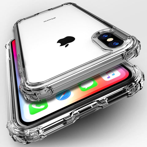 Shockproof Bumper Transparent Silicone Phone Case