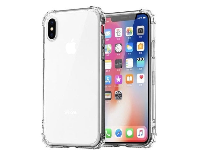 Shockproof Bumper Transparent Silicone Phone Case