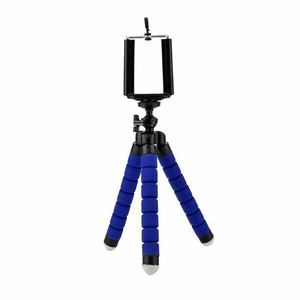 Mini Phone Holder Sponge Octopus Tripod