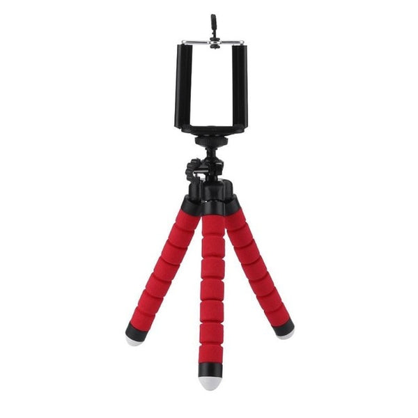 Mini Phone Holder Sponge Octopus Tripod