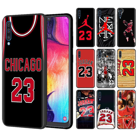 basketball Jordan 23 Black Silicone Cases